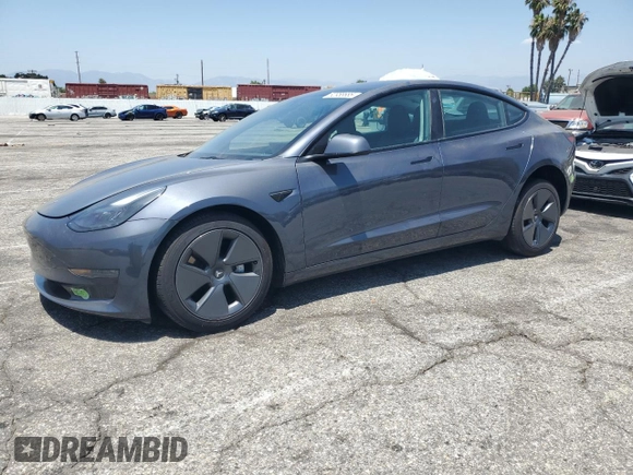2023 Tesla Model 3 с VIN 5YJ3E1EAXPF586739, выставлен на аукционе Copart как лот 62958685 с пробегом 32 650 миль миль и Списание • Salvage title. История ставок и продаж доступна на DreamBid. Изображение 1.