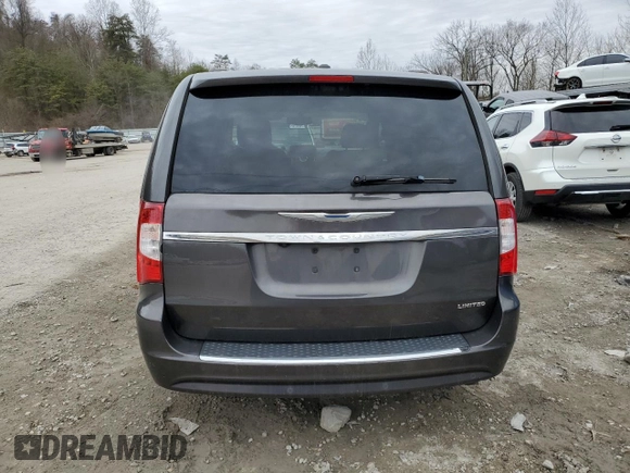 2016 Chrysler Town & Country Limited Platinum with VIN 2C4RC1GG9GR239750, listed as a Copart auction lot 47394415 with 156,273 mi miles and Salvage Title. Bid and sale history available at carsss.com. Image 6.