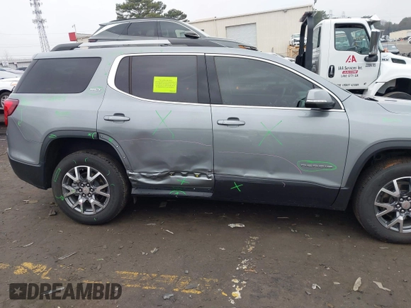 2023 GMC Acadia SLT with VIN 1GKKNML48PZ156202, listed as a IAAI auction lot 41526629 with 29,460 mi miles and . Bid and sale history available at DreamBid. Image 6.