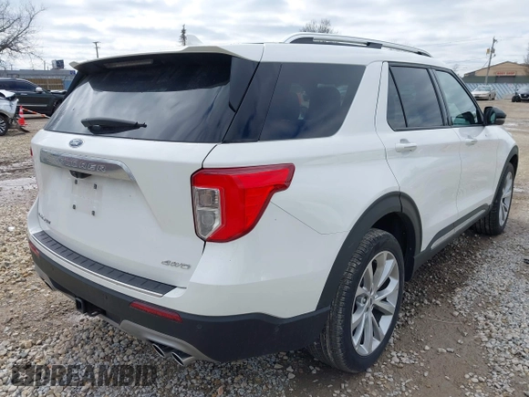 2021 Ford Explorer Platinum with VIN 1FM5K8HC6MGA92897, listed as a IAAI auction lot 41924566 with 27,456 mi miles and . Bid and sale history available at carsss.com. Image 4.