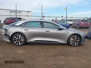 2023 Lucid Air Touring with VIN 50EA1TEAXPA004884, listed as a IAAI auction lot 41465547 with 18,051 mi miles. Bid and sale history available at carsss.com. Image 14.