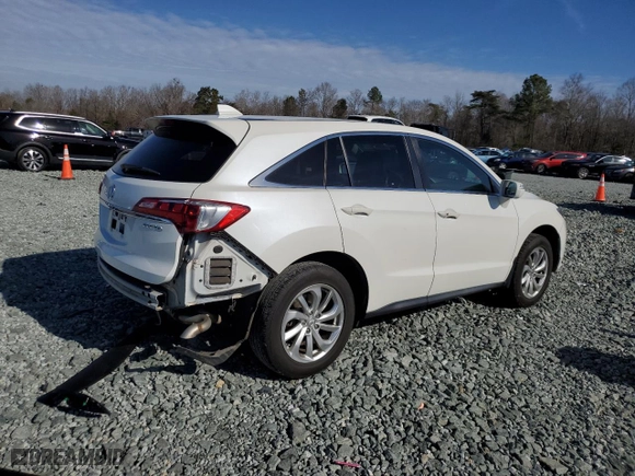 2018 Acura RDX with VIN 5J8TB3H36JL014221, listed as a Copart auction lot 43590035 with 72,916 mi miles and Salvage Title. Bid and sale history available at carsss.com. Image 3.