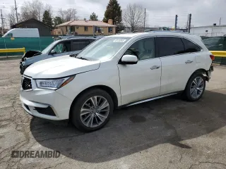2017 Acura MDX w/Technology Pkg with VIN 5FRYD4H54HB019127, listed as a Copart auction lot 49433905 with 130,104 mi miles and Salvage Title. Bid and sale history available at carsss.com. Image 1.