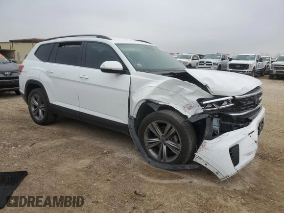 2021 Volkswagen Atlas S with VIN 1V2AP2CA9MC502220, listed as a Copart auction lot 45346035 with 65,428 mi miles and Clean title. Bid and sale history available at DreamBid. Image 4.