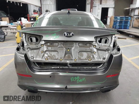 2015 Kia Optima SX Turbo with VIN 5XXGR4A6XFG469733, listed as a IAAI auction lot 42494569 with 145,397 mi miles and . Bid and sale history available at DreamBid. Image 16.