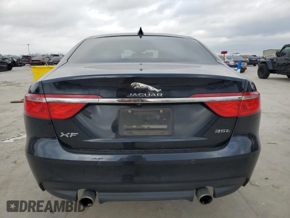2017 Jaguar XF 35t Prestige with VIN SAJBE4BV6HCY30939, listed as a Copart auction lot 86361114 with 61,814 mi miles and Salvage Title. Bid and sale history available at carsss.com. Image 6.