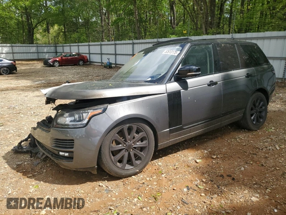 2016 Land Rover Range Rover HSE с VIN SALGS2PF6GA285363, выставлен на аукционе Copart как лот 52613175 с пробегом Не указан миль и Списание • Salvage title. История ставок и продаж доступна на DreamBid. Изображение 1.