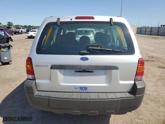 2007 Ford Escape XLS with VIN 1FMYU02Z77KB19323, listed as a Copart auction lot 52345655 with 153,509 mi miles and Salvage Title. Bid and sale history available at carsss.com. Image 6.