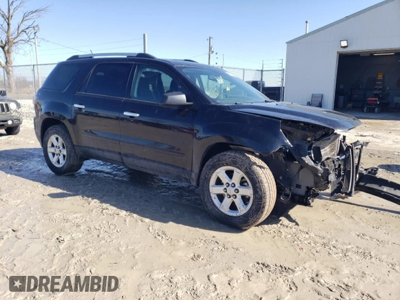 2016 GMC Acadia SLE with VIN 1GKKRNED4GJ124210, listed as a Copart auction lot 46415345 with 59,003 mi miles and Salvage Title. Bid and sale history available at DreamBid. Image 4.