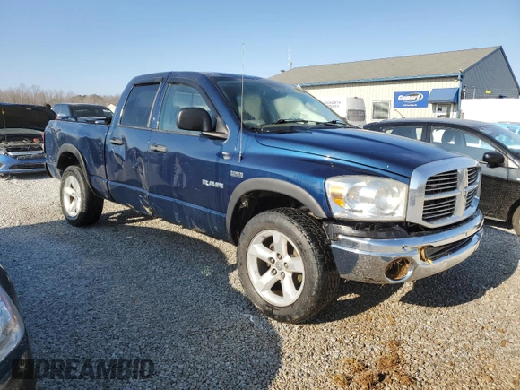 2008 Dodge 1500 SLT with VIN 1D7HU18278J144675, listed as a Copart auction lot 47537965 with 194,984 mi miles and Non Repairable. Bid and sale history available at carsss.com. Image 4.
