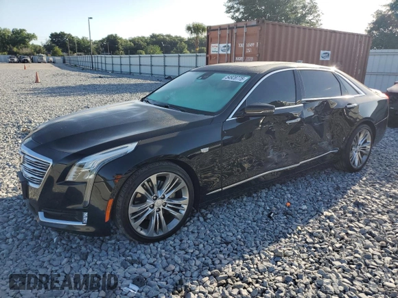 2018 Cadillac CT6 Sport AWD z VIN 1G6KP5R67JU134591, wystawiony jako Copart lot #54928775 z przebiegiem 104 970 mil mil oraz Szkoda całkowita • Salvage title. Historia ofert i sprzedaży dostępna na DreamBid. Obrazek 1.