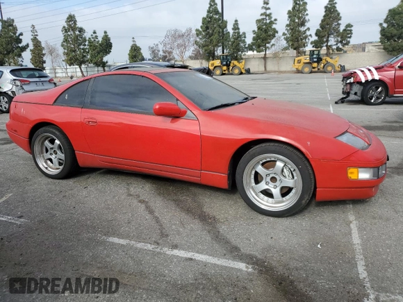 1993 Nissan 300ZX z VIN JN1RZ24H9PX536183, wystawiony jako Copart lot #57183945 z przebiegiem 80 239 mil mil oraz Czysty tytuł • Clean title. Historia ofert i sprzedaży dostępna na DreamBid. Obrazek 4.