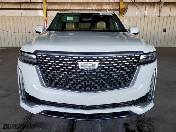 2021 Cadillac Escalade Premium Luxury with VIN 1GYS4CKL6MR271565, listed as a Copart auction lot 80558944 with 25,065 mi miles and Clean Title. Bid and sale history available at carsss.com. Image 5.