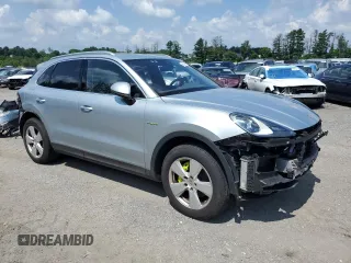 2021 Porsche Cayenne E-Hybrid with VIN WP1AE2AYXMDA24518, listed as a Copart auction lot 63158455 with Not provided miles and Salvage title. Bid and sale history available at DreamBid. Image 4.