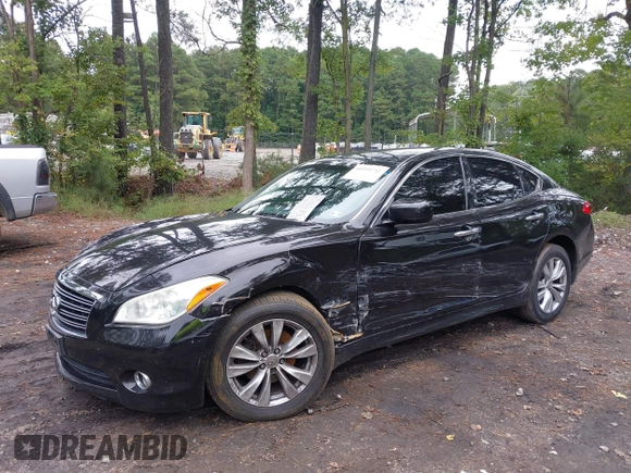 2011 Infiniti M37 with VIN JN1BY1AR5BM374686, listed as a IAAI auction lot 40399732 with 208,337 mi miles. Bid and sale history available at carsss.com. Image 16.