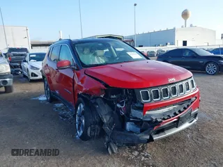 2019 Jeep Compass Limited with VIN 3C4NJCCB1KT638104, listed as a IAAI auction lot 41499495 with 56,270 mi miles. Bid and sale history available at carsss.com. Image 1.