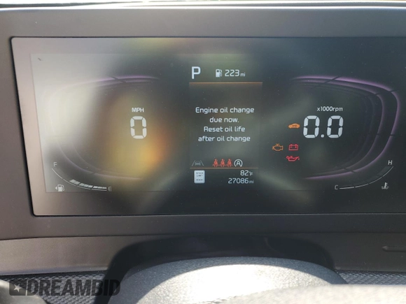 2024 Kia Sportage LX with VIN KNDPU3DF5R7291652, listed as a Copart auction lot 54886245 with 27,086 mi miles and Clean Title. Bid and sale history available at DreamBid. Image 9.