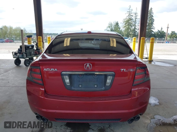 2008 Acura TL Type-S with VIN 19UUA76508A011856, listed as a IAAI auction lot 42029404 with 143,185 mi miles. Bid and sale history available at carsss.com. Image 16.