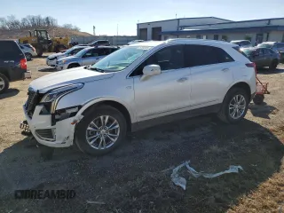 2022 Cadillac XT5 AWD Premium Luxury with VIN 1GYKNDRS6NZ102633, listed as a Copart auction lot 46794305 with 43,089 mi miles and Salvage title. Bid and sale history available at DreamBid. Image 1.