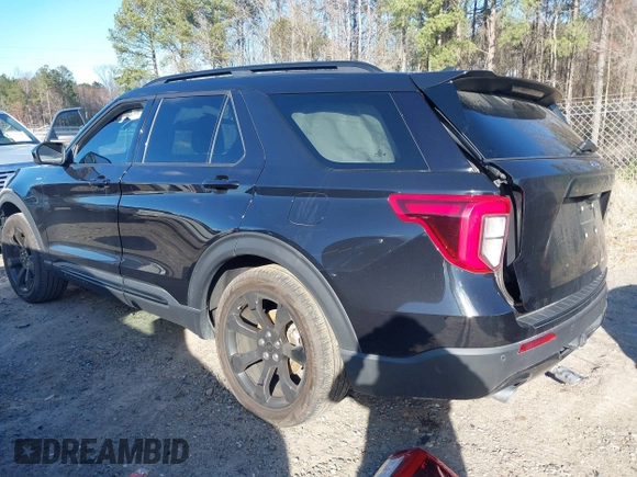 2023 Ford Explorer ST-Line with VIN 1FMSK7KH3PGA48569, listed as a IAAI auction lot 41742029 with 25,226 mi miles. Bid and sale history available at carsss.com. Image 3.