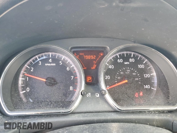 2012 Nissan Versa S with VIN 3N1CN7AP5CL865723, listed as a Copart auction lot 45735015 with 79,892 mi miles and Salvage Title. Bid and sale history available at carsss.com. Image 9.