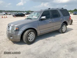 2014 Ford Expedition Limited z VIN 1FMJU1K5XEEF27752, wystawiony jako Copart lot #59866835 z przebiegiem 160 827 mil mil oraz Szkoda całkowita • Salvage title. Historia ofert i sprzedaży dostępna na DreamBid. Obrazek 1.