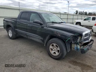 2006 Dodge Dakota SLT with VIN 1D7HW48N46S521461, listed as a Copart auction lot 53508365 with 148,538 mi miles and Salvage Title. Bid and sale history available at carsss.com. Image 4.