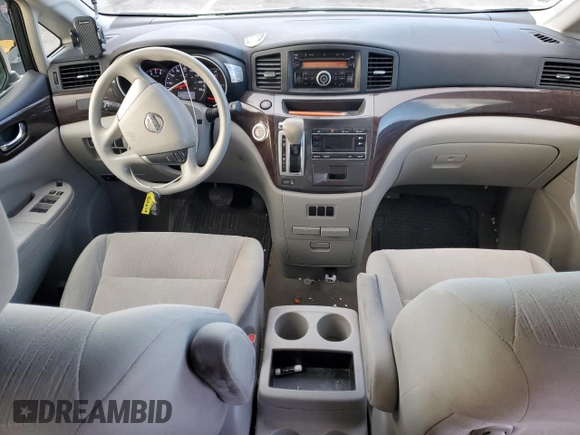 2012 Nissan Quest SL with VIN JN8AE2KP0C9047920, listed as a Copart auction lot 41706135 with 127,423 mi miles and Salvage Title. Bid and sale history available at carsss.com. Image 8.