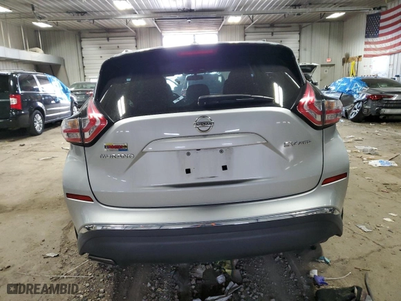 2016 Nissan Murano SL with VIN 5N1AZ2MHXGN161213, listed as a Copart auction lot 52791635 with 102,178 mi miles and Clean Title. Bid and sale history available at carsss.com. Image 6.