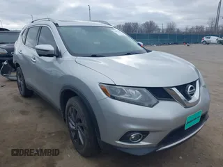 2016 Nissan Rogue SL with VIN 5N1AT2MV6GC837577, listed as a IAAI auction lot 41812440 with 108,187 mi miles and . Bid and sale history available at DreamBid. Image 1.