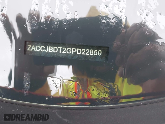 2016 Jeep Renegade Limited with VIN ZACCJBDT2GPD22850, listed as a IAAI auction lot 42338667 with 101,973 mi miles and . Bid and sale history available at DreamBid. Image 9.