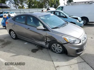 2017 Hyundai Accent SE with VIN KMHCT4AE7HU359920, listed as a Copart auction lot 45840633 with 62,847 mi miles. Bid and sale history available at carsss.com. Image 4.