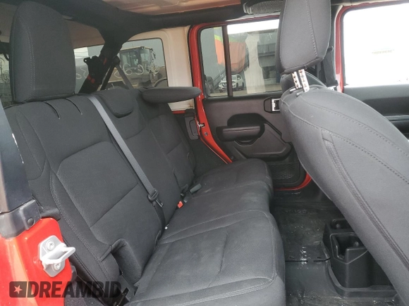 2022 Jeep Wrangler Unlimited Willys with VIN 1C4HJXDN7NW217581, listed as a Copart auction lot 53774355 with 51,126 mi miles and Clean title. Bid and sale history available at DreamBid. Image 10.