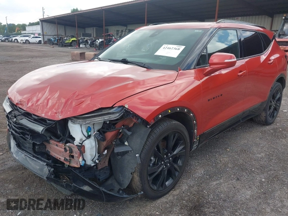 2021 Chevrolet Blazer RS with VIN 3GNKBKRS1MS547173, listed as a IAAI auction lot 42462368 with 56,115 mi miles and . Bid and sale history available at DreamBid. Image 17.