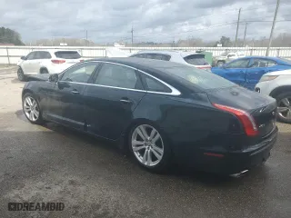 2011 Jaguar XJ with VIN SAJWA2GB2BLV01811, listed as a Copart auction lot 78380094 with 129,243 mi miles and Salvage Title. Bid and sale history available at carsss.com. Image 2.