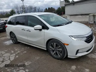 2022 Honda Odyssey Touring z VIN 5FNRL6H89NB039089, wystawiony jako Copart lot #81227004 z przebiegiem 50 881 mil mil oraz Szkoda całkowita • Salvage title. Historia ofert i sprzedaży dostępna na DreamBid. Obrazek 4.