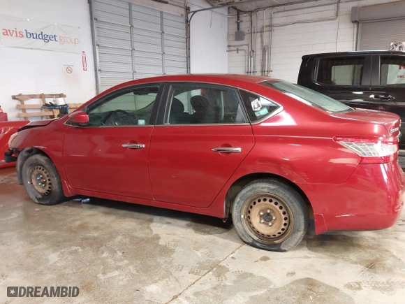2014 Nissan Sentra SR with VIN 3N1AB7AP1EY239639, listed as a IAAI auction lot 41456017 with 215,740 mi miles. Bid and sale history available at carsss.com. Image 15.
