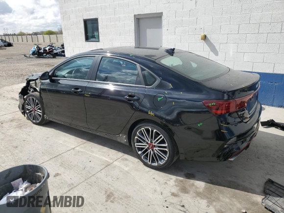 2023 Kia Forte GT with VIN 3KPF44AC1PE617617, listed as a Copart auction lot 51715945 with 38,550 mi miles and Salvage Title. Bid and sale history available at carsss.com. Image 2.