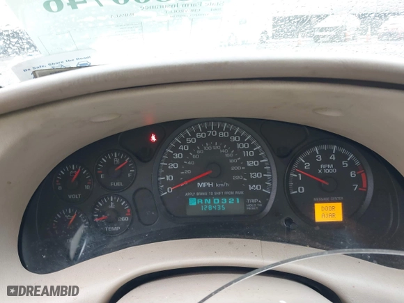 2004 Chevrolet Impala LS with VIN 2G1WH52K749175381, listed as a IAAI auction lot 41148689 with 128,435 mi miles. Bid and sale history available at carsss.com. Image 7.