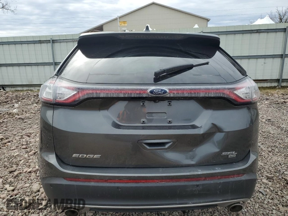 2015 Ford Edge SEL with VIN 2FMTK4J80FBB05112, listed as a Copart auction lot 50739275 with 119,390 mi miles and Salvage Title. Bid and sale history available at carsss.com. Image 6.