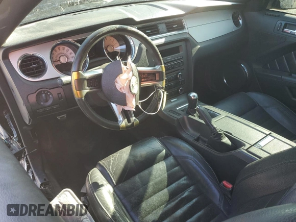 2012 Ford Mustang Premium with VIN 1ZVBP8AM4C5267344, listed as a Copart auction lot 58616155 with 118,484 mi miles and Salvage title. Bid and sale history available at DreamBid. Image 8.