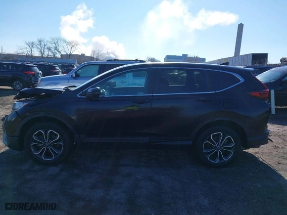 2021 Honda CR-V EX with VIN 2HKRW2H51MH618373, listed as a IAAI auction lot 41668325 with 80,608 mi miles. Bid and sale history available at carsss.com. Image 14.