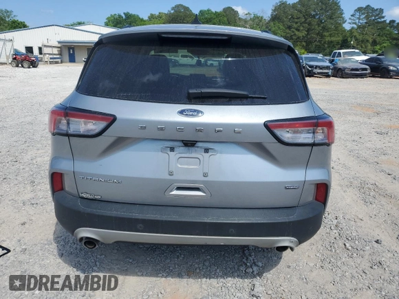 2021 Ford Escape Titanium Hybrid with VIN 1FMCU0DZXMUA78550, listed as a Copart auction lot 53389595 with 104,371 mi miles and Salvage title. Bid and sale history available at DreamBid. Image 6.