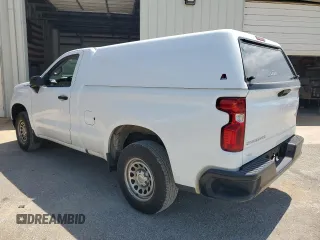 2023 Chevrolet Silverado 1500 Work Truck with VIN 3GCNAAEK8PG365244, listed as a Copart auction lot 54698085 with 114,391 mi miles and Clean Title. Bid and sale history available at DreamBid. Image 2.