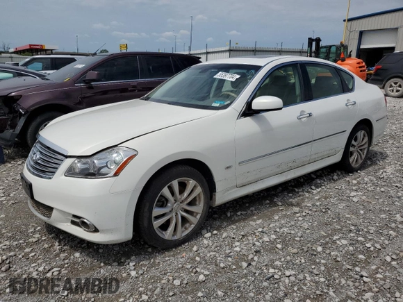 2010 Infiniti M with VIN JN1CY0ARXAM961446, listed as a Copart auction lot 55397704 with 151,939 mi miles and Salvage title. Bid and sale history available at DreamBid. Image 1.