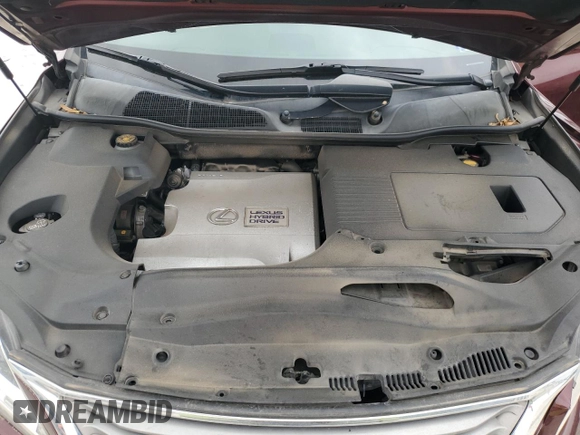 2013 Lexus RX 450h with VIN JTJZB1BA6D2413240, listed as a Copart auction lot 51524795 with 111,350 mi miles and Salvage title. Bid and sale history available at DreamBid. Image 12.