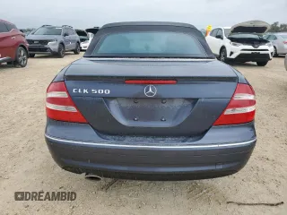 2005 Mercedes-Benz CLK-Class 5.0L with VIN WDBTK75J75F124223, listed as a Copart auction lot 74485264 with 0 mi miles and Non Repairable. Bid and sale history available at carsss.com. Image 6.