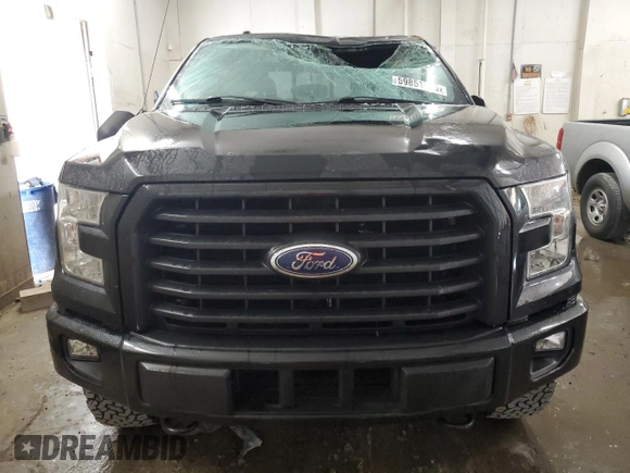 2015 Ford F-150 XLT with VIN 1FTEW1EP6FFC50333, listed as a Copart auction lot 59851945 with 112,633 mi miles and Salvage title. Bid and sale history available at DreamBid. Image 5.