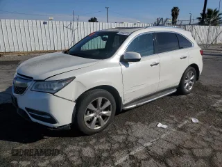 2014 Acura MDX Advance with VIN 5FRYD3H86EB019954, listed as a Copart auction lot 42640725 with 185,961 mi miles and Salvage title. Bid and sale history available at DreamBid. Image 1.