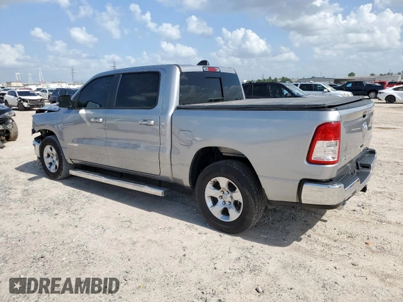 2020 Ram 1500 Lone Star with VIN 1C6SRFFT6LN116210, listed as a Copart auction lot 61764385 with 92,640 mi miles and Salvage title. Bid and sale history available at DreamBid. Image 2.
